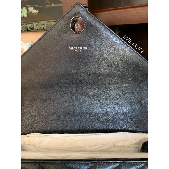 Saint Laurent Collège Medium in Matelassé Leather - Picture 5 of 8